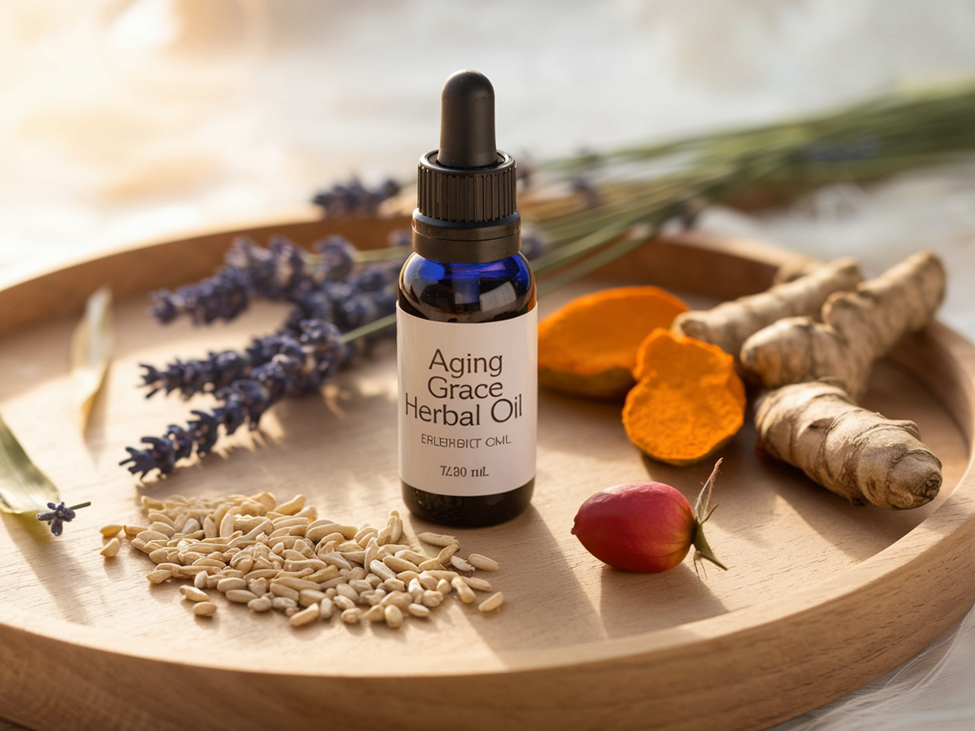 Reveal Your Natural Glow with Aging Grace Herbal Oil: The Key to Graceful Aging